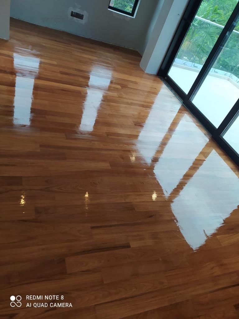 Wood Floor Sanding & Varnishing — wood flooring service in Singapore